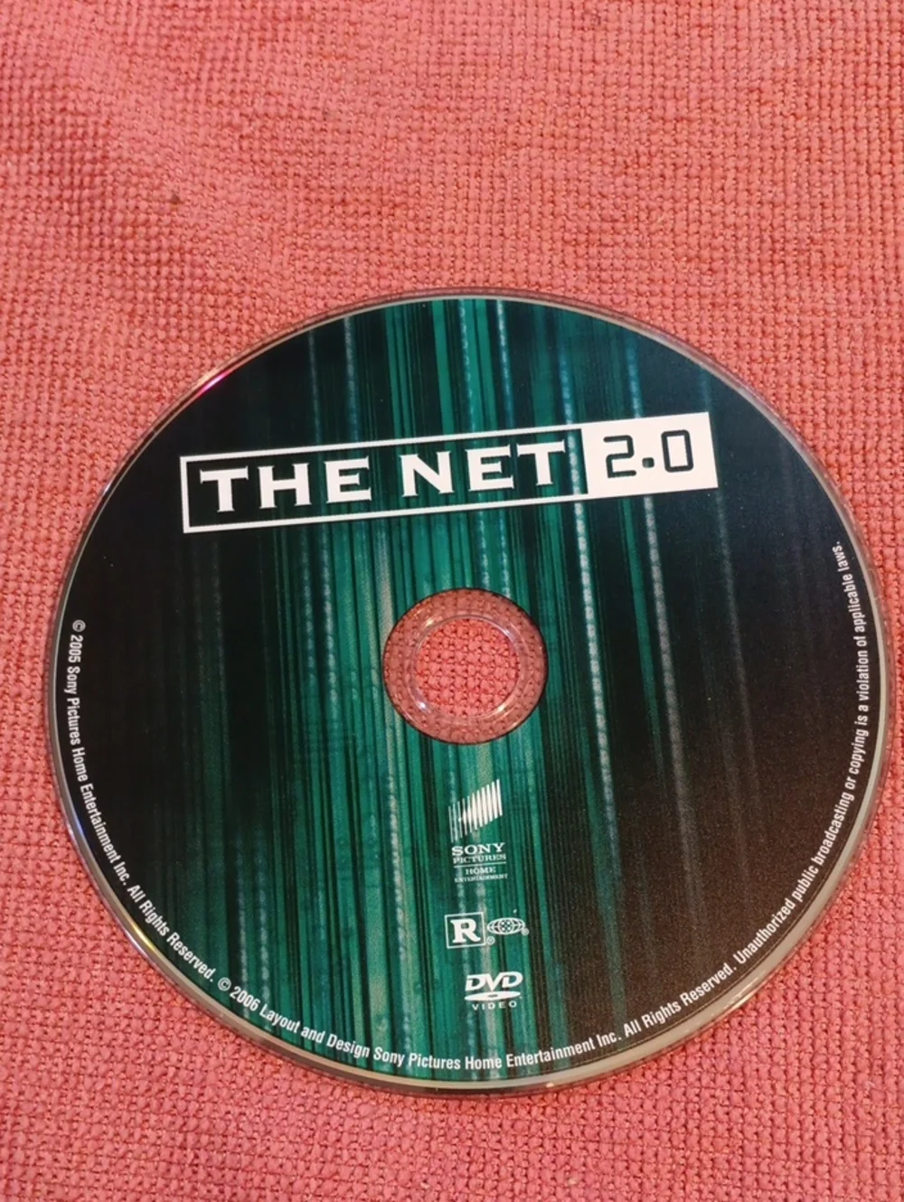 2/$8 The Net 2.0 DVD *NO CASE*